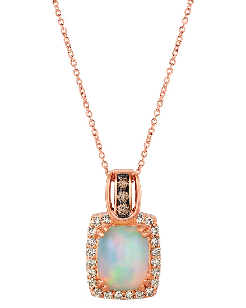 Le Vian 14k Strawberry Gold 1.97 Ct. Tw. Diamond & Opal Necklace