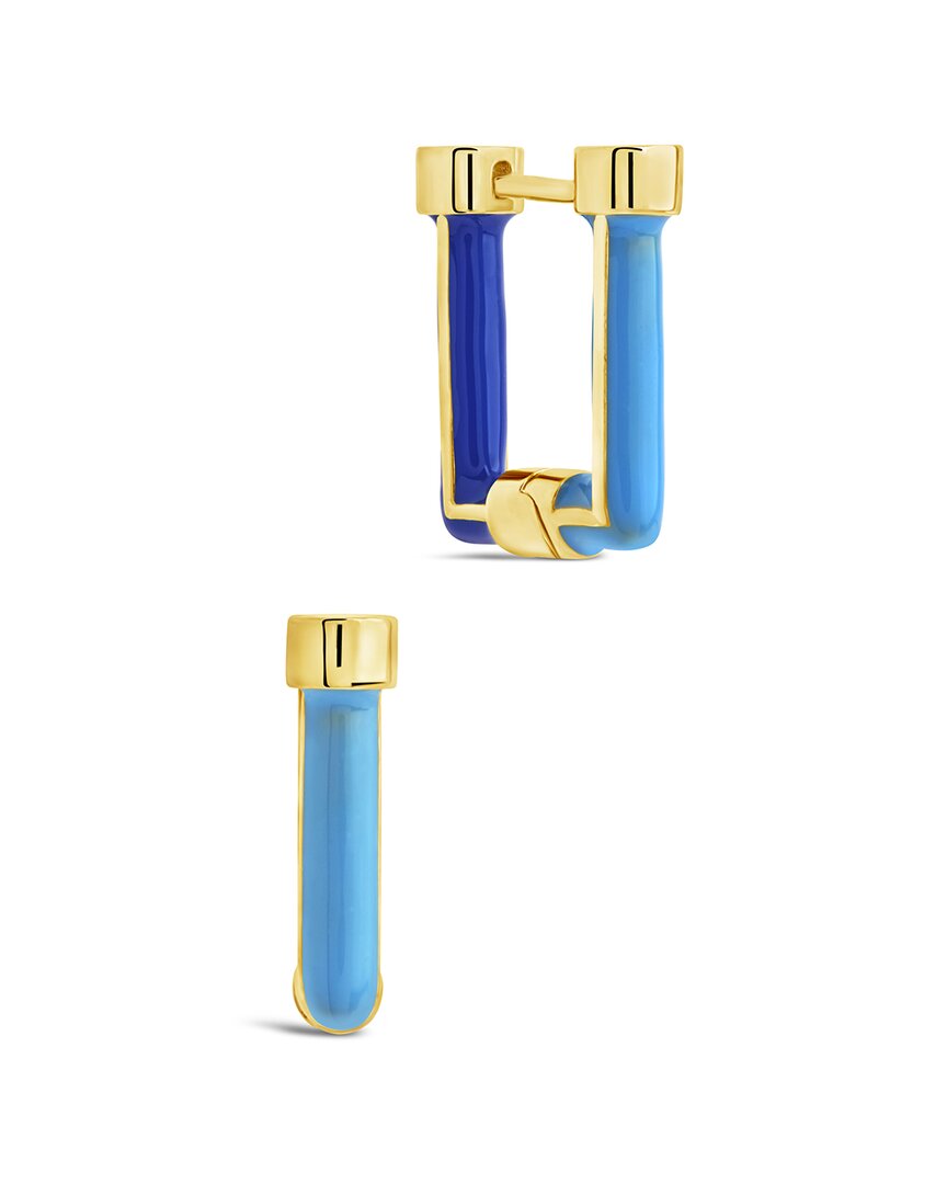 Sterling Forever Shayla Hoops In Gold