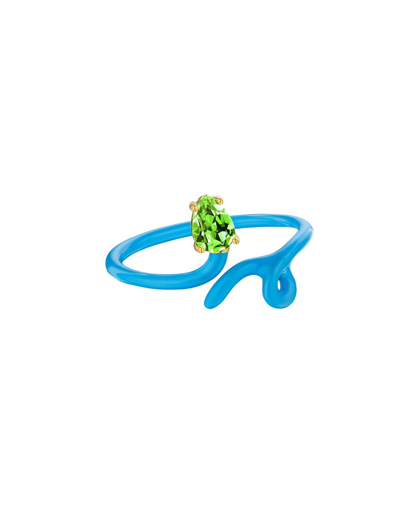 HOUSE OF FROSTED HOUSE OF FROSTED SILVER 0.50 CT. TW. PERIDOT COCKTAIL RING