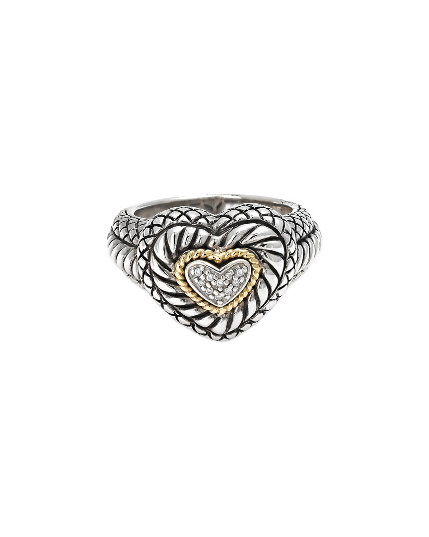 Andrea Candela Lazo 18k & Silver 0.04 Ct. Tw. Diamond Ring
