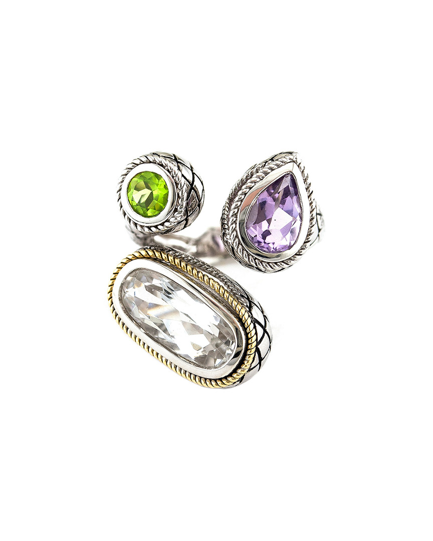 Andrea Candela Dulce-tutti Frutti 18k & Silver 5.40 Ct. Tw. Gemstone Ring