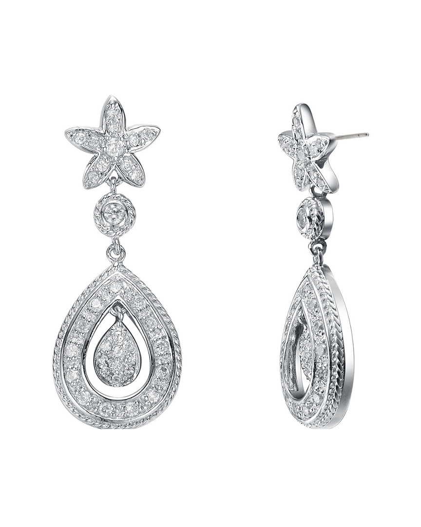 Genevive Silver Earrings