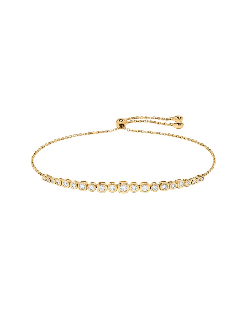 H.j. Namdar 14k 0.56 Ct. Tw. Diamond Bolo Bracelet