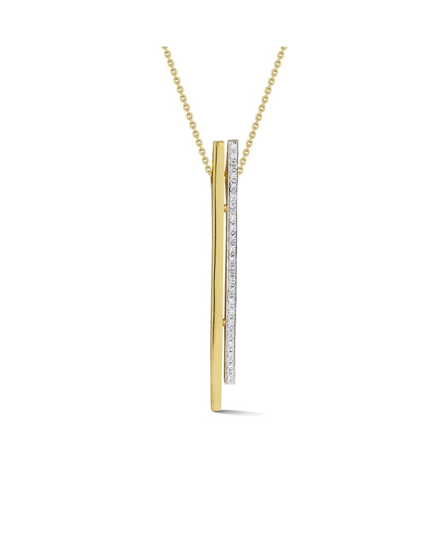 I. Reiss 14k 0.14 Ct. Tw. Diamond Necklace