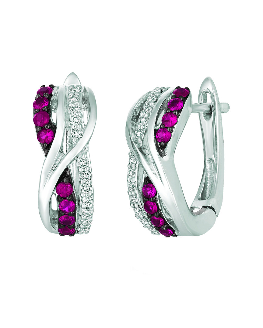 Le Vian 14k 0.41 Ct. Tw. Diamond & Ruby Earrings