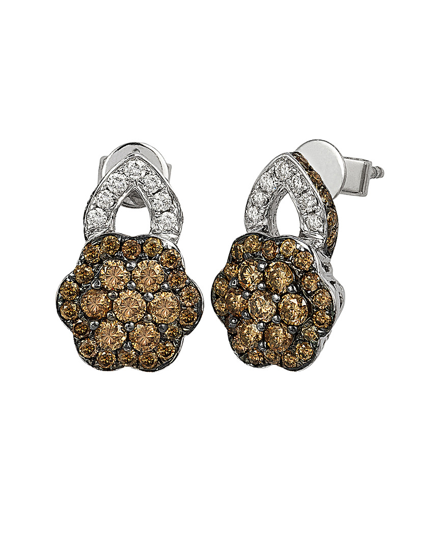 Shop Le Vian Chocolatier 14k 1.22 Ct. Tw. Diamond Earrings