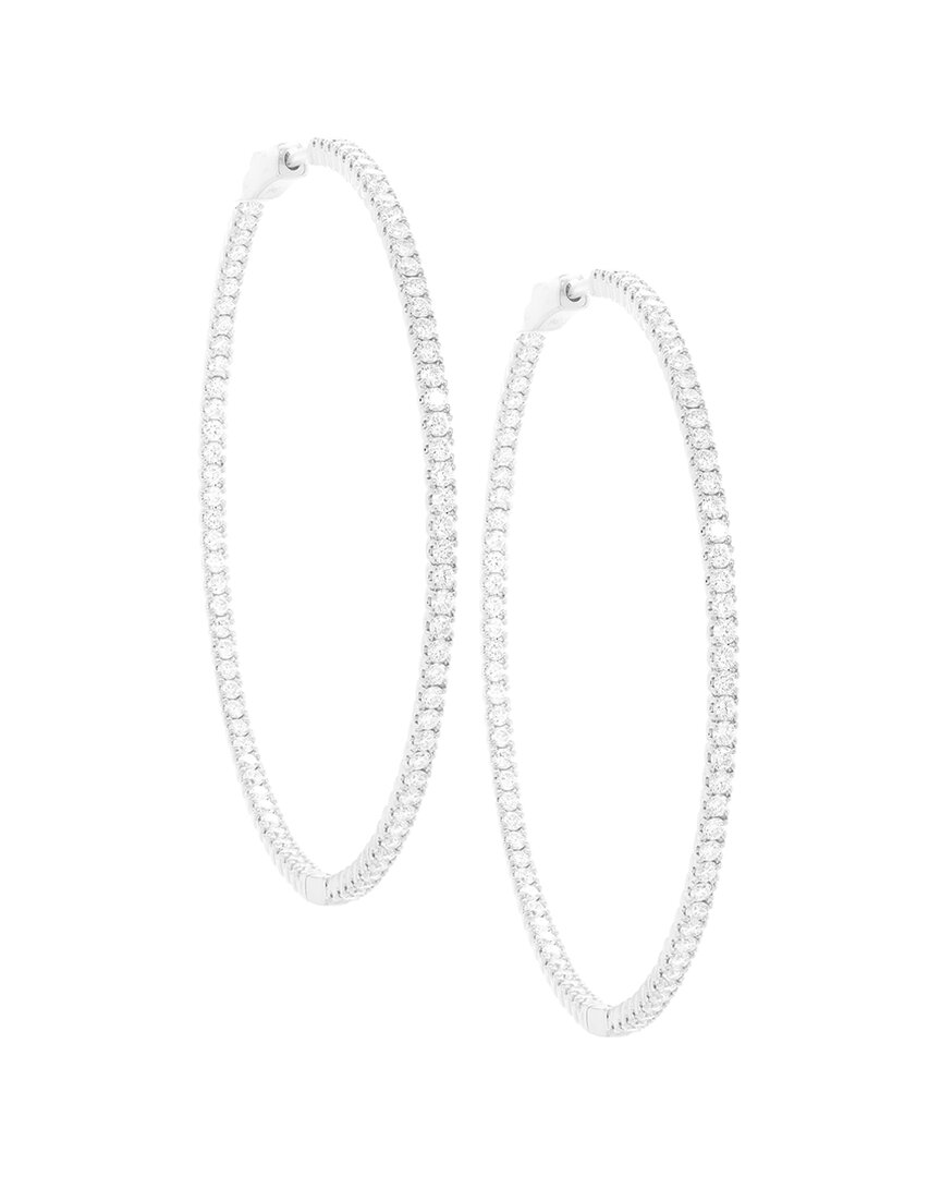 Diana M. Fine Jewelry 18K 3.00 ct. tw. Diamond Hoops