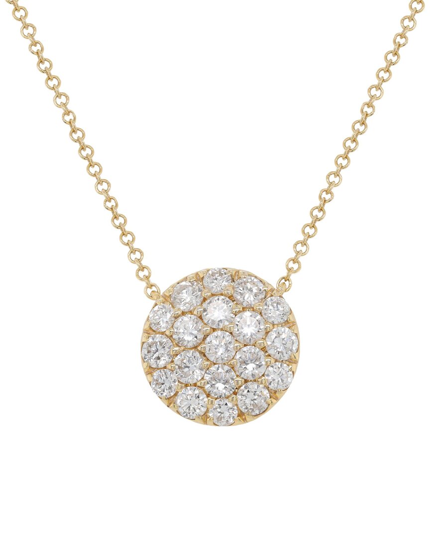 Diana M. Fine Jewelry 14K 0.43 ct. tw. Diamond Circle Pendant Necklace