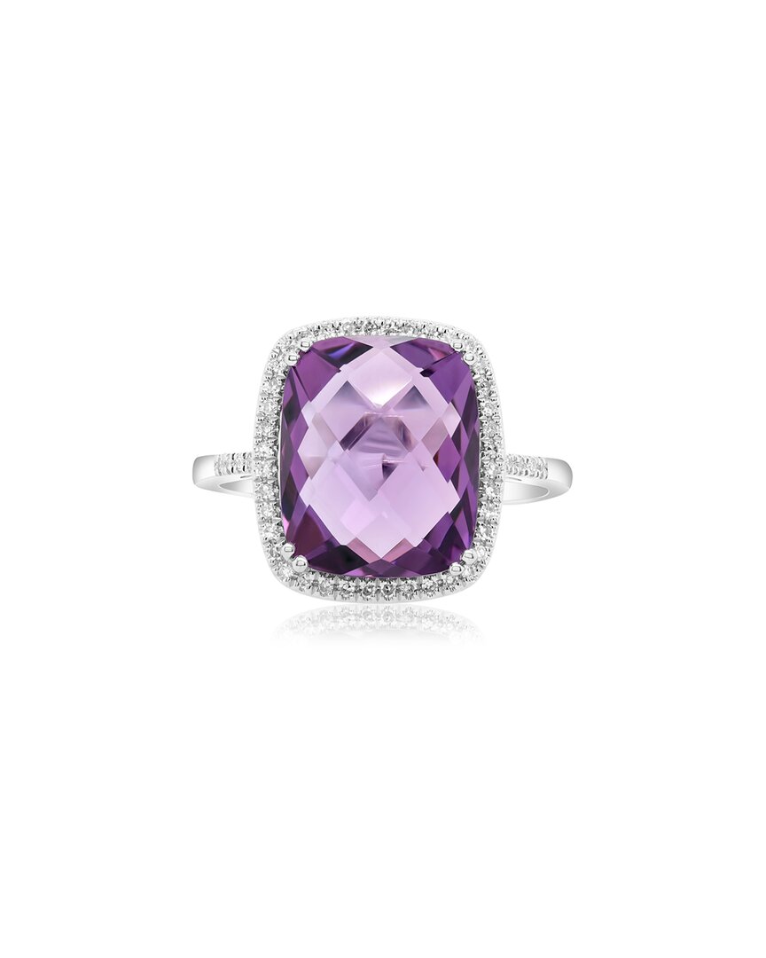 Diana M. Fine Jewelry 14K 4.03 ct. tw. Diamond & Amethyst Ring