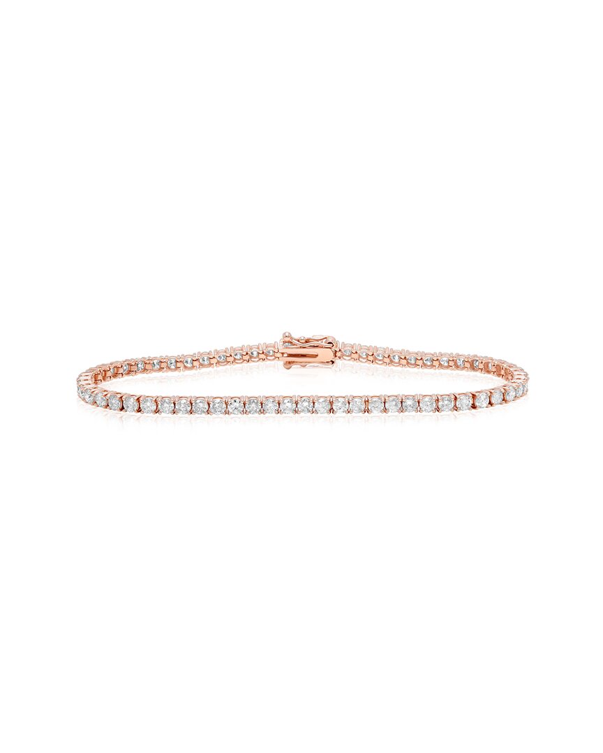 Diana M. Fine Jewelry 14K Rose Gold 4.50 ct. tw. Diamond Tennis Bracelet