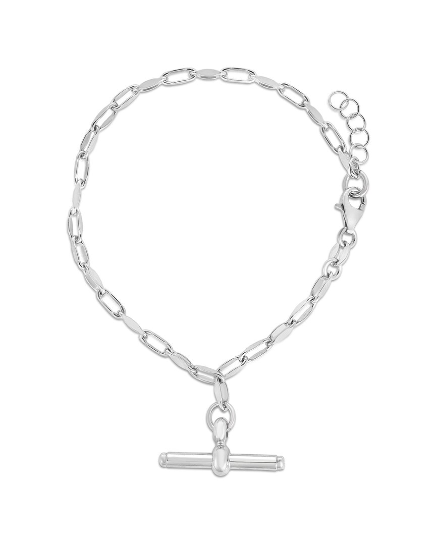 Italian Silver Toggle Bracelet