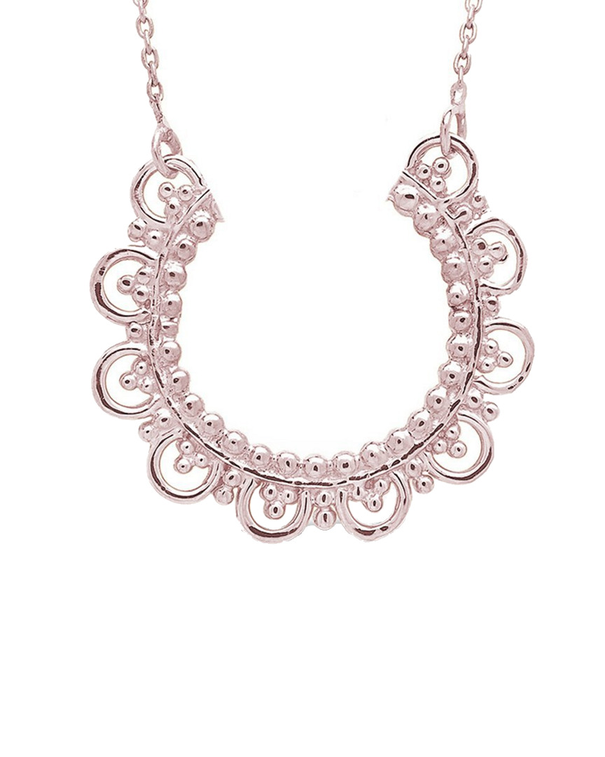 Sterling Forever 14k Over Silver Embellished Arch Necklace
