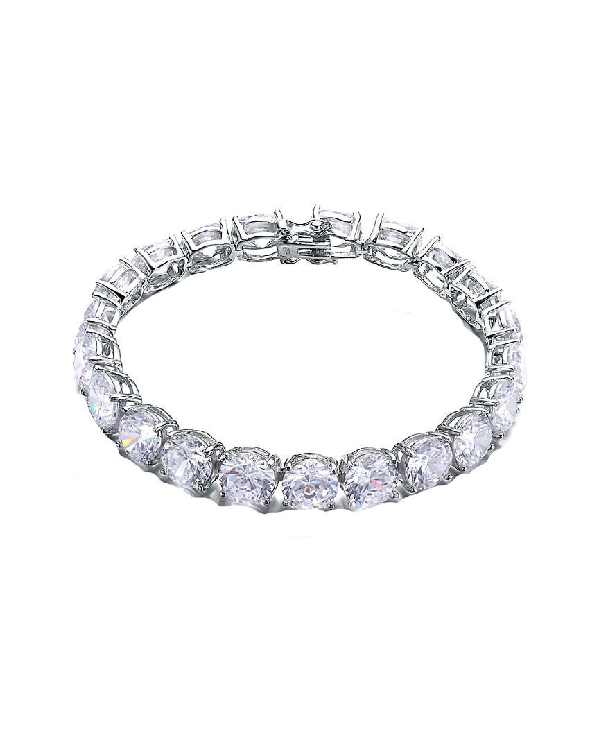 Genevive Silver Cz Bracelet