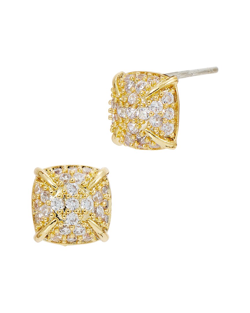 Shop Savvy Cie 18k Over Silver Deco Earrings