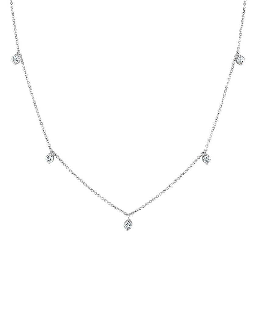 Sabrina Designs 14k 0.58 Ct. Tw. Diamond Station Necklace