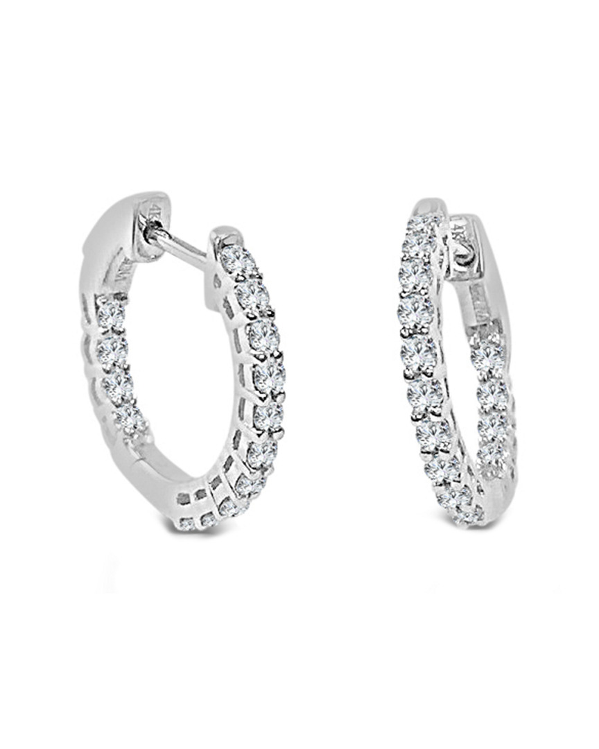 Sabrina Designs 14k 0.51 Ct. Tw. Diamond Inside Out Hoops