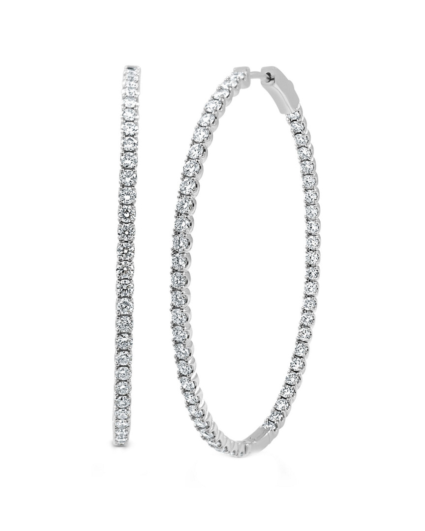 Sabrina Designs 14k 3.65 Ct. Tw. Diamond Inside Out Flexible Hoops