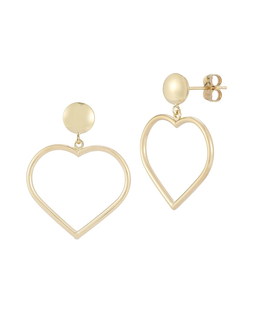 Ember Fine Jewelry 14k Heart Drop Earrings