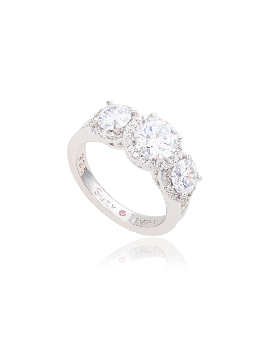 Shop Suzy Levian Silver Cz Ring