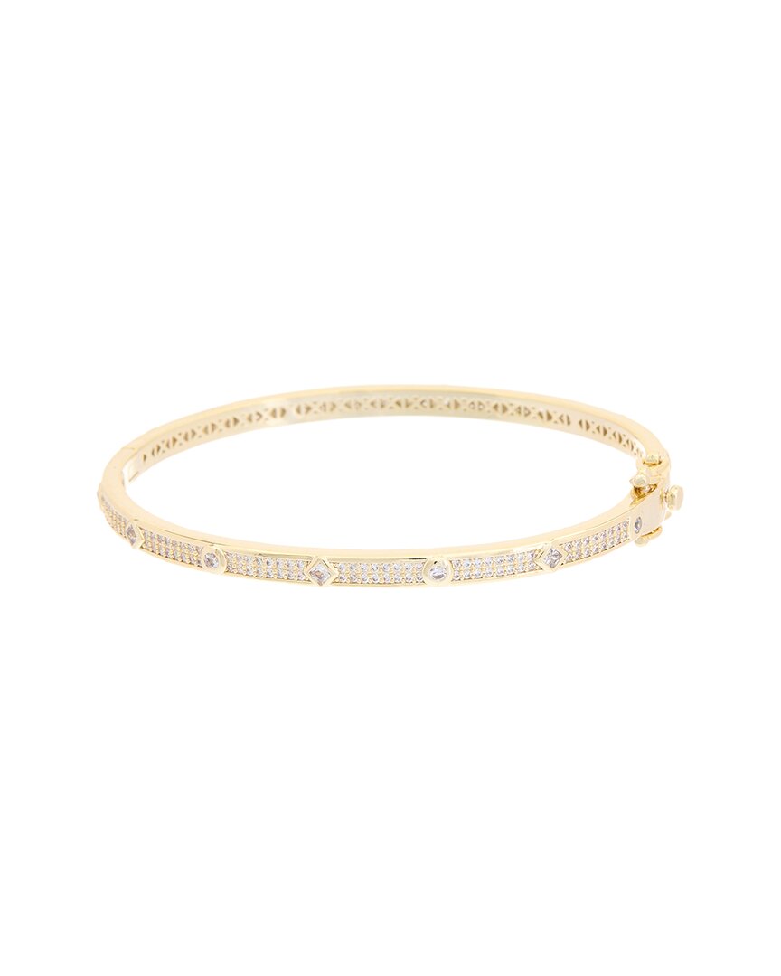 Juvell 18k Plated Cz Bangle Bracelet