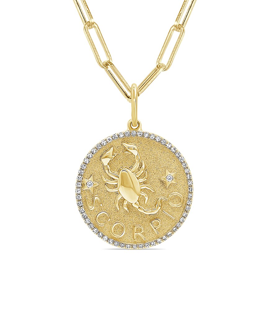 Sabrina Designs 14k 0.21 Ct. Tw. Diamond Zodiac Scorpio Necklace