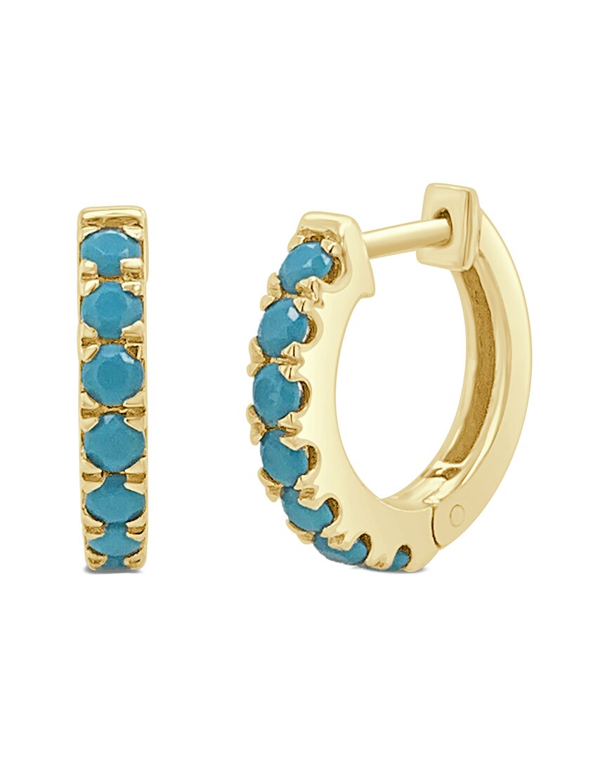 Sabrina Designs 14k Turquoise Huggie Earrings