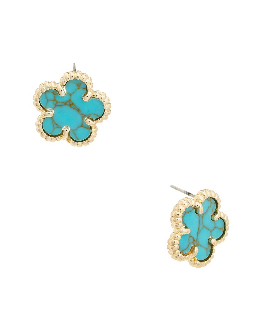Juvell 18k Plated Clover Earring