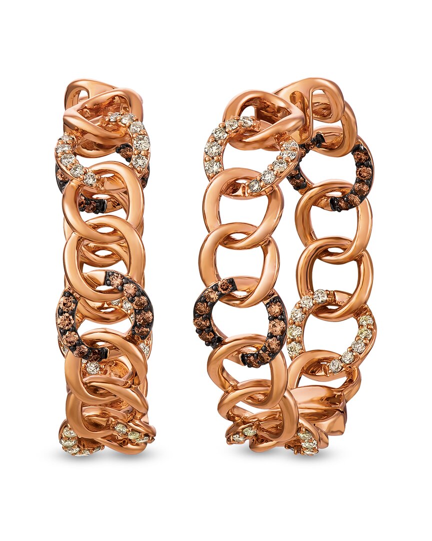 Le Vian ® 14k Rose Gold 0.89 Ct. Tw. Diamond Earrings