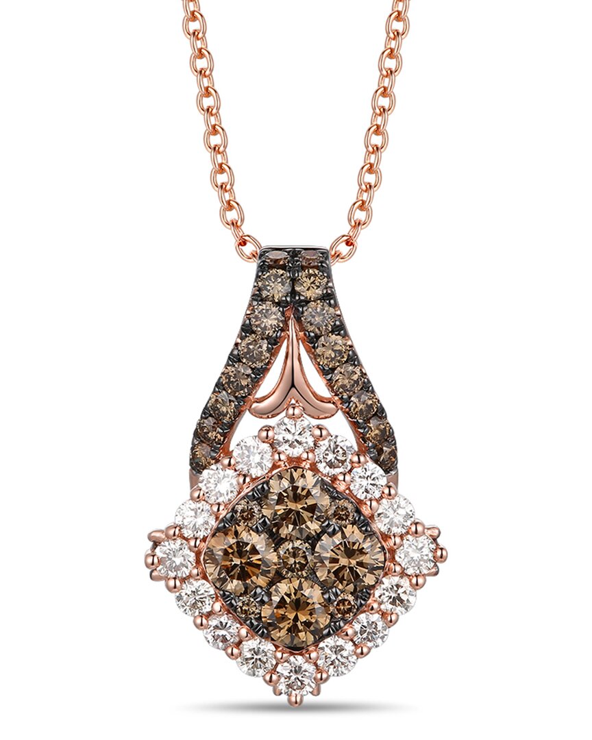 Le Vian ® 14k Rose Gold 1.46 Ct. Tw. Diamond Pendant Necklace