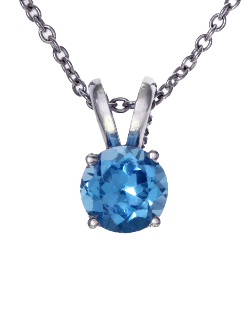 Effy Fine Jewelry 14k 0.62 Ct. Tw. Blue Topaz Pendant