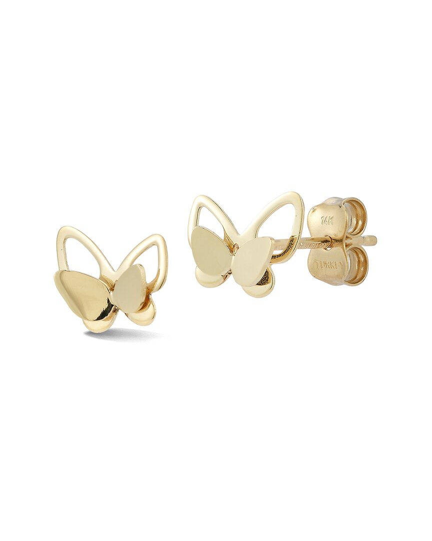 Ember Fine Jewelry 14k Butterfly Studs