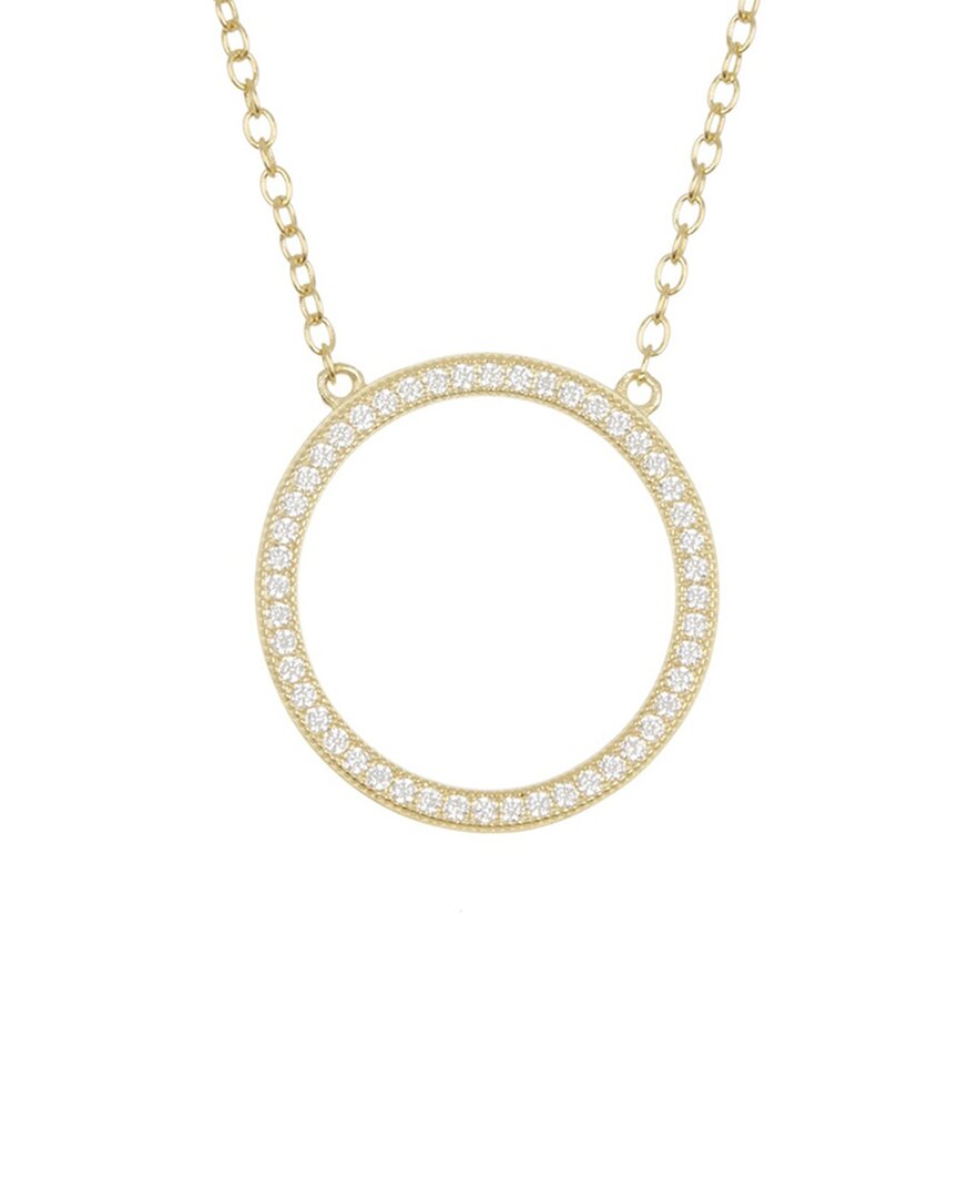 Shop Adornia 14k Over Silver Circular Necklace