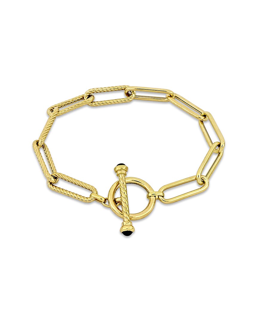 Rina Limor 14k Paperclip Chain Bracelet