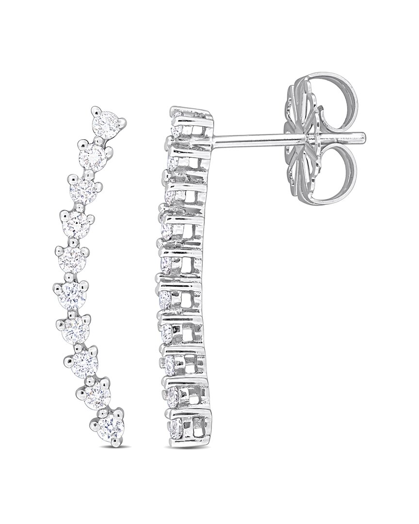 Rina Limor 14k 0.46 Ct. Tw. Diamond Linear Drop Earrings