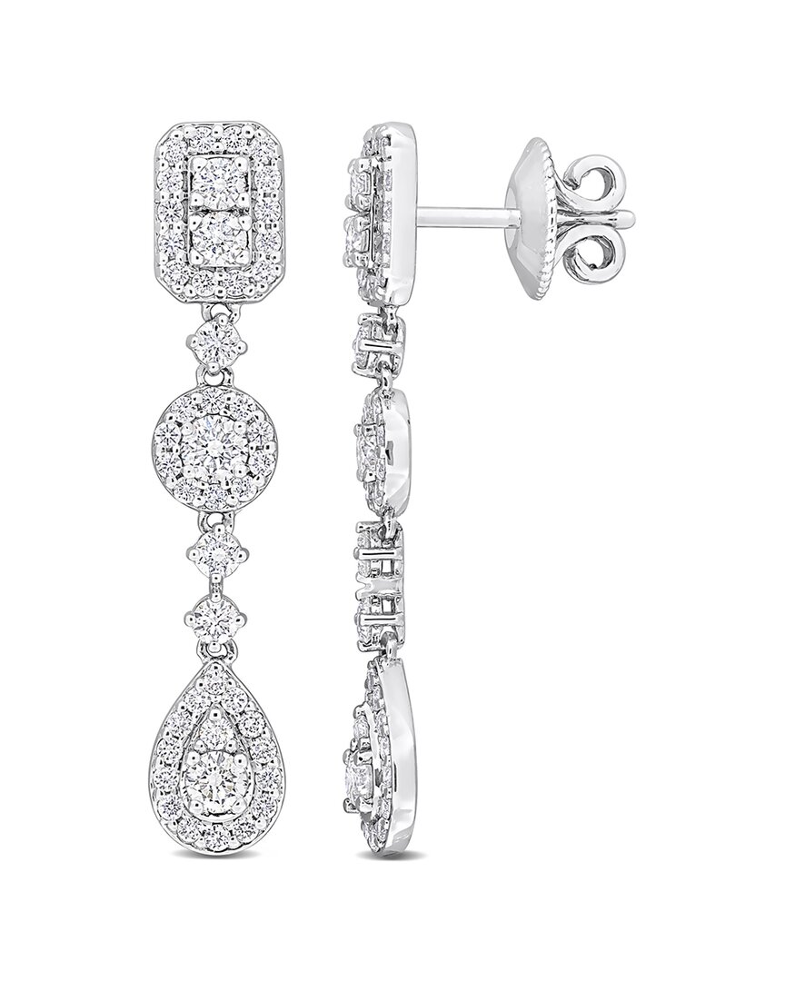 Rina Limor 14k 1.37 Ct. Tw. Diamond Geometric Drop Earrings