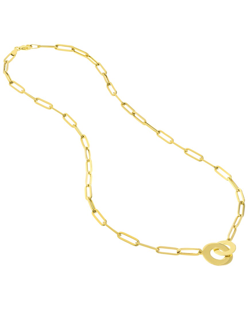 PURE GOLD PURE GOLD 14K PAPERCLIP NECKLACE