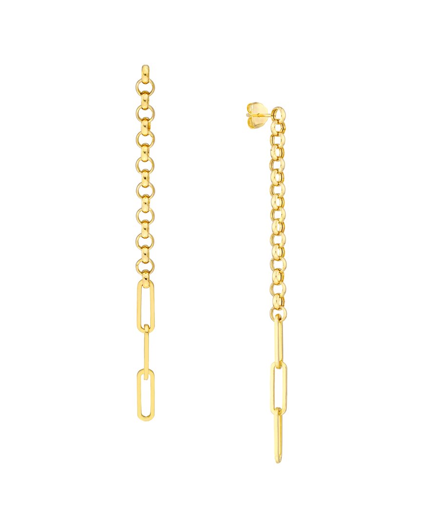 Pure Gold 14k Drop Earrings