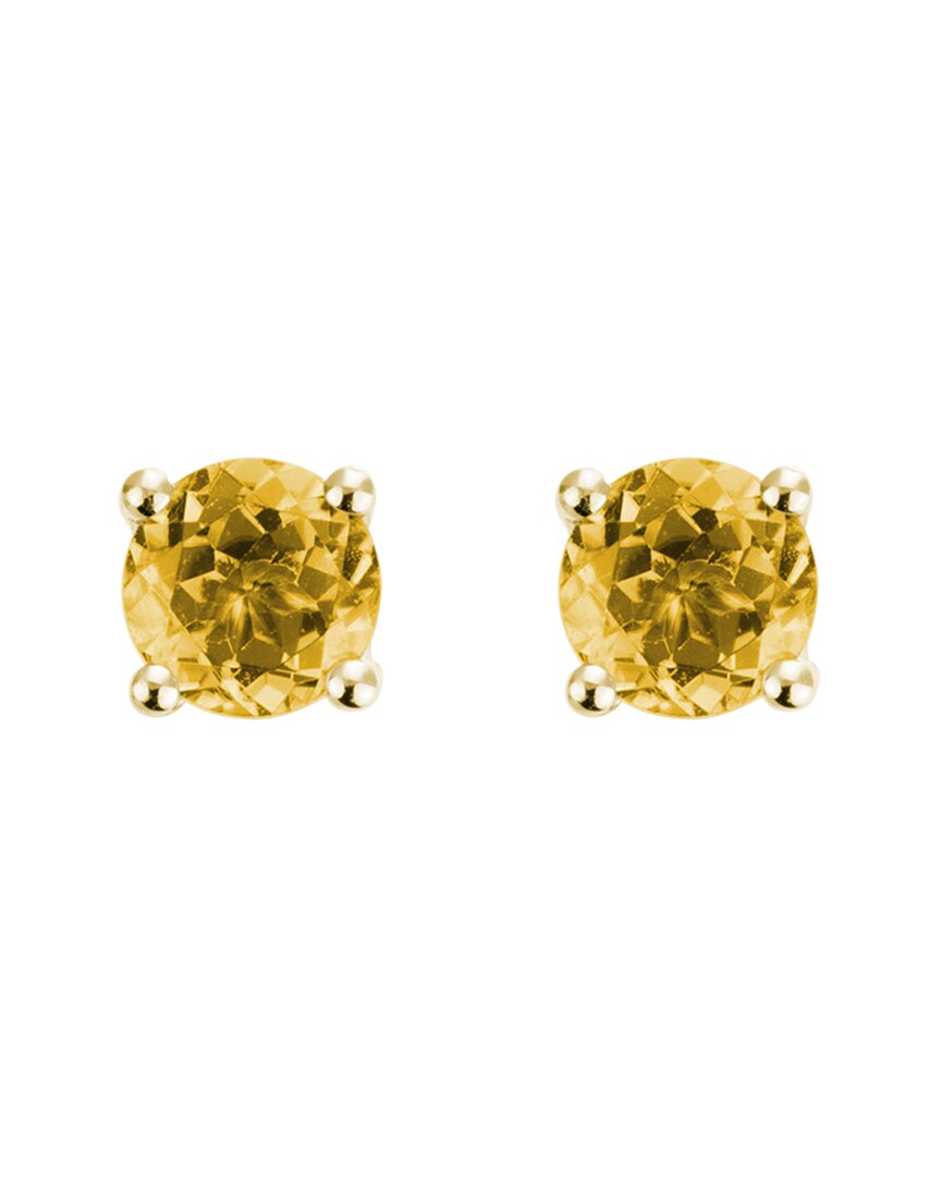 Diamond Select Cuts 14k 0.92 Ct. Tw. Citrine Earrings In Orange