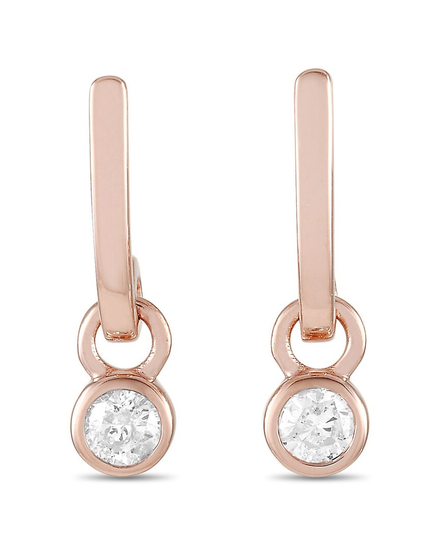 Diamond Select Cuts 14k Rose Gold 0.29 Ct. Tw. Diamond Earring