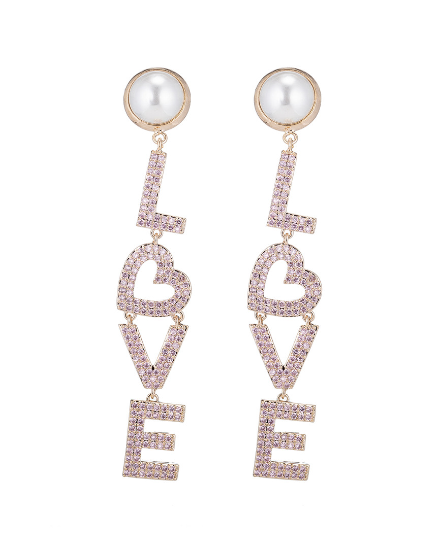 Eye Candy La Love Me Cz Drop Earring