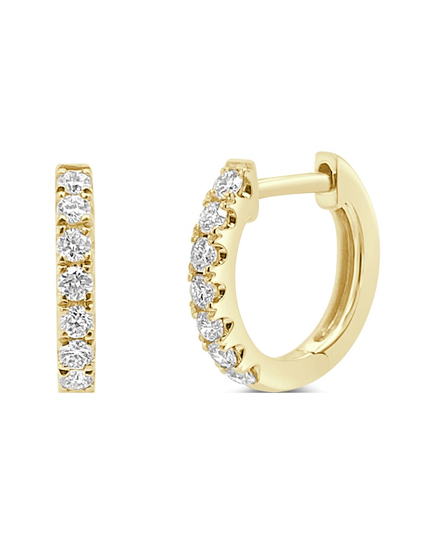 Sabrina Designs 14k 0.21 Ct. Tw. Diamond Huggie Earrings