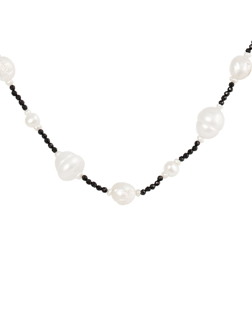 Splendid Pearls 9-10mm Pearl Necklace In White