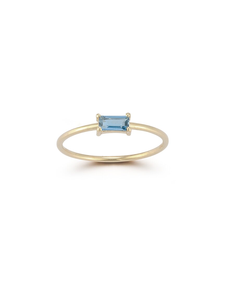 Ember Fine Jewelry 14k London Blue Topaz Ring