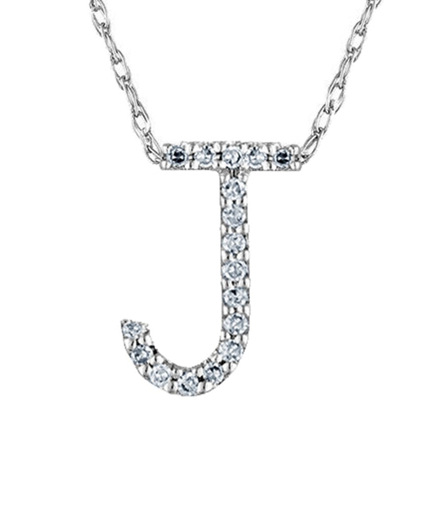 Suzy Levian Dnu 0 Units Sold  14k Diamond Initial Necklace (a-z)