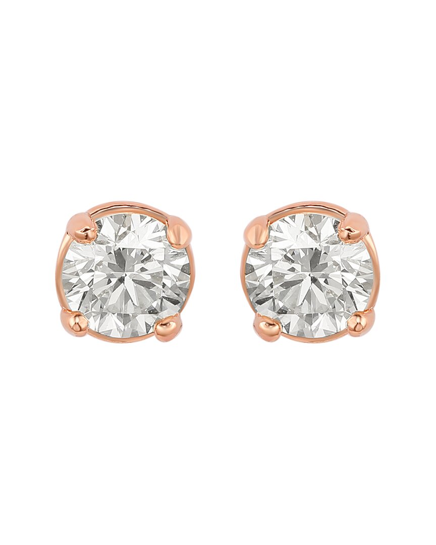 Suzy Levian 14k Rose Gold 0.33 Ct. Tw. Studs