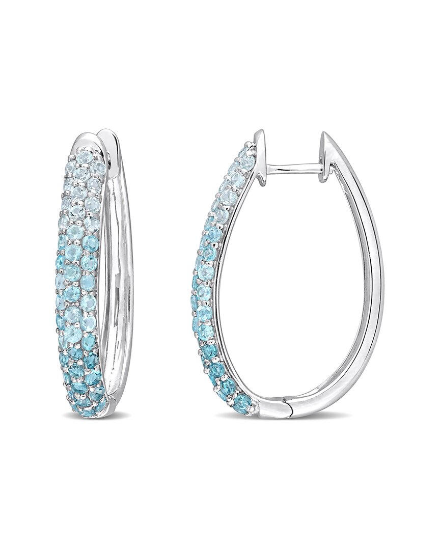 Image of Rina Limor K . ct. tw. Topaz Clip-On Hoops