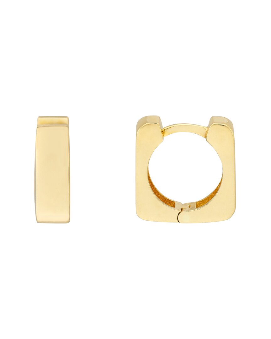 Pure Gold 14k Small Square Hoops