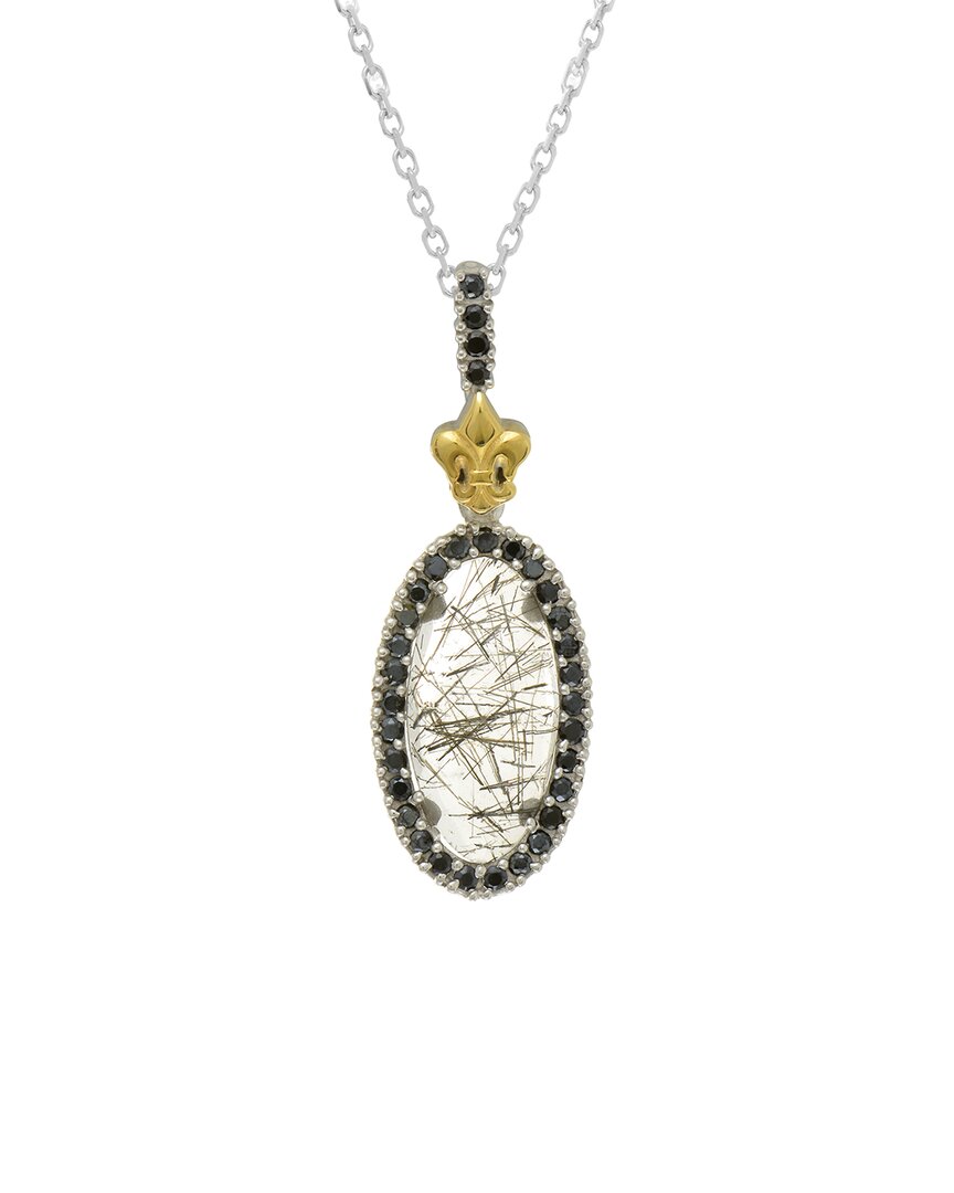 Phillip Gavriel Rock Candy 18k & Silver Gemstone Necklace