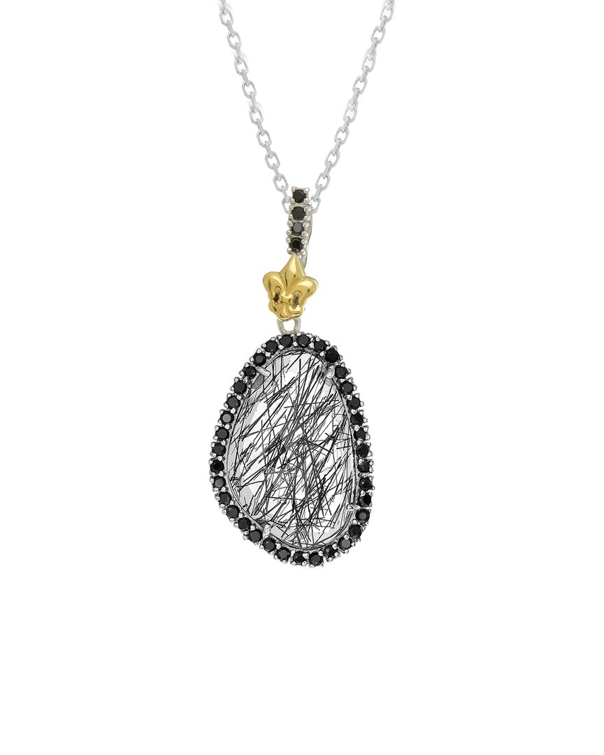 Shop Phillip Gavriel Rock Candy 18k & Silver Gemstone Necklace