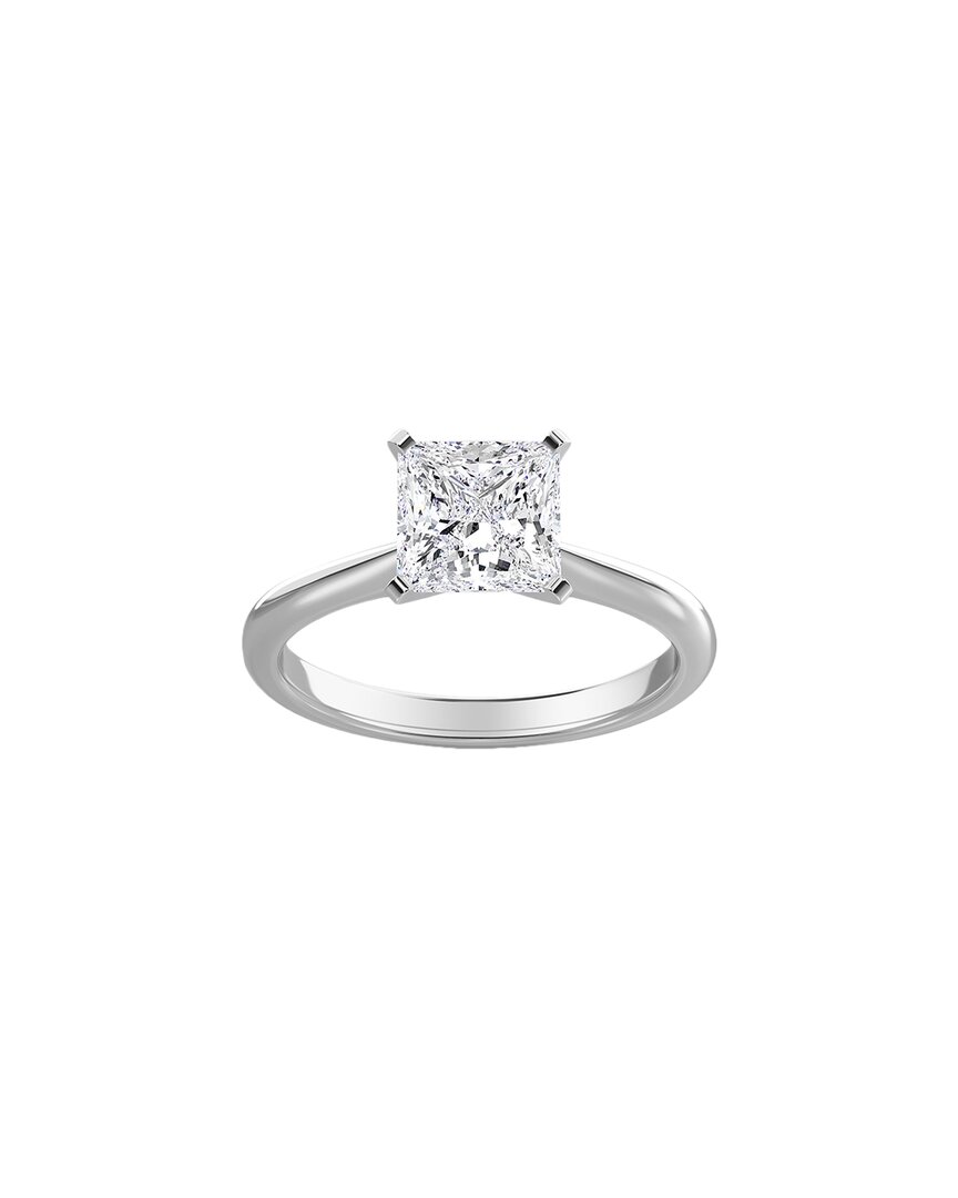 Diana M. Fine Jewelry 14k 2.01 Ct. Tw. Diamond Solitaire Ring In Metallic